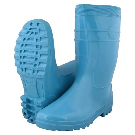 Pvc Sky Blue Inch Colour Gumboot At Rs Pair In Mumbai Id