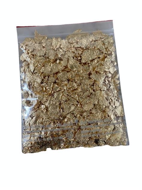 Pure Gold Golden Leaf Flake Quantity Per Pack Gram At Rs Pack