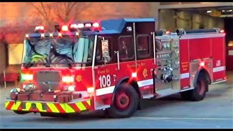 Chicago Fire Dept Engine 108 Responding Youtube