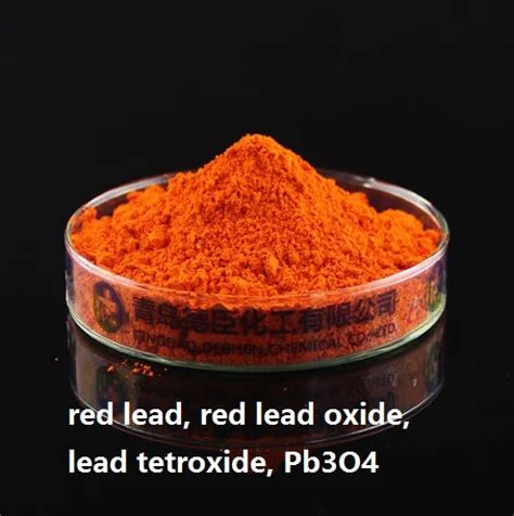 Red Lead Oxide Pb3o4 Buy Lead Oxde Red Lead Oxide Pb3o4 Product On