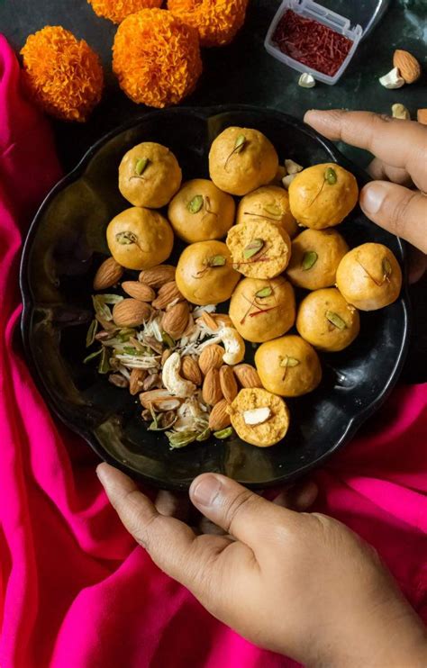 Easy Besan Ladoo Recipe How To Make Besan Ladoo Step By Step Images