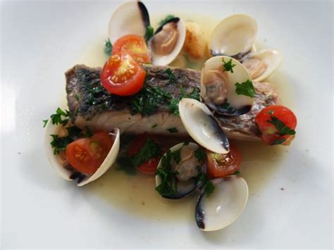 Acqua Pazza Sea Bass W Clams Angus House