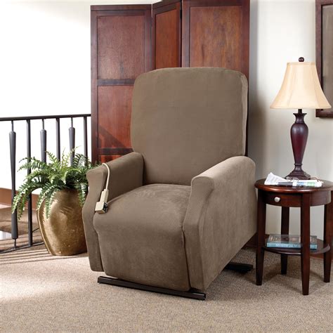 Surefit Stretch Pique Large Lift Recliner Slipcovers