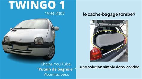 Twingo Le Cache Bagage Tombe Youtube