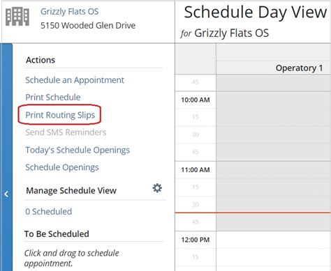 How To Print Routing Slips For Patient Appointments Carestream Dental