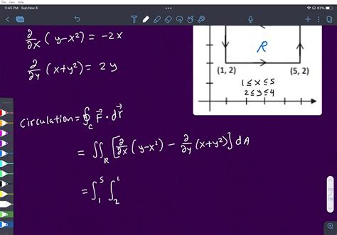 SOLVED Use Green Theorem To Calculate The Circulation Of The Vector