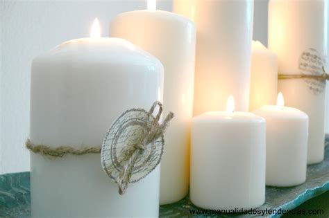 Manualidades Y Tendencias Decorar Con Velas Candle Decoration Ideas