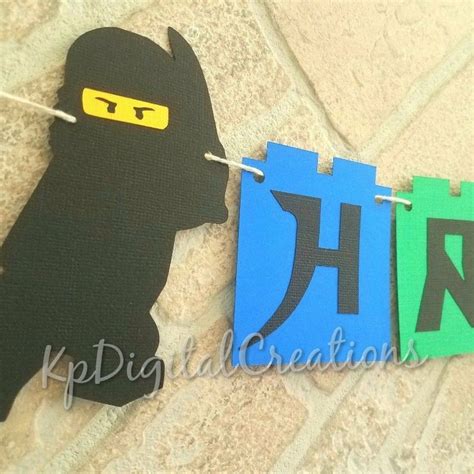 Ninjago Birthday Banner Ninjago Birthday Ninjago Party Lego Birthday