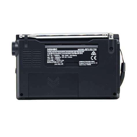 DESHIBO RD1780 All Band Radio Receiver AM-FM-AIR-SW-SSB DSP Receiver ...