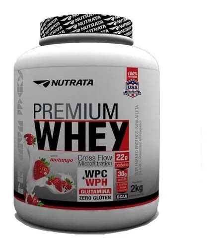 Premium Whey Kg Concentrado Hidrolisado Morango Nutrata Mercadolivre