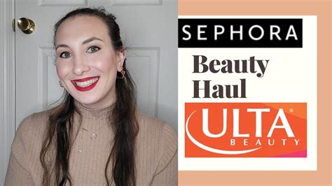 Beauty Haul│sephora Ulta Drugstore Makeup Youtube