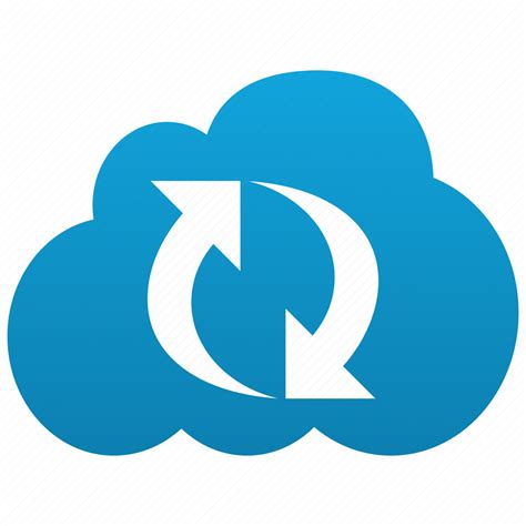 Replication Replicate Update Reload Renew Sync Cloud Icon