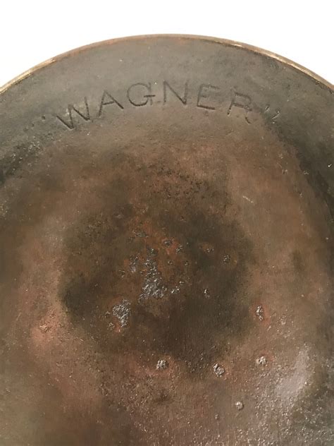 Wagner Ware Cast Iron Skillet Wagner Heat Ring Nickel Etsy