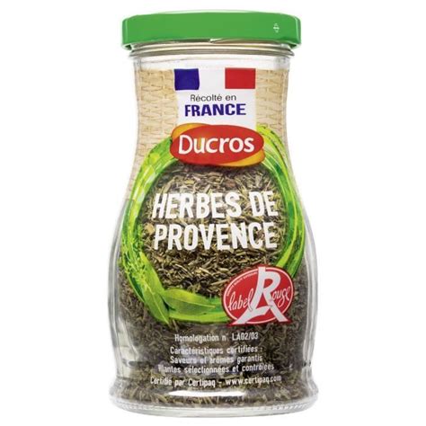 Ducros Première Saveur Herbes De Provence Label Rouge Grand Flacon