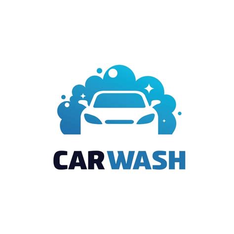 Car Wash Logo Blue Over Royalty Free Licensable Stock Vectors