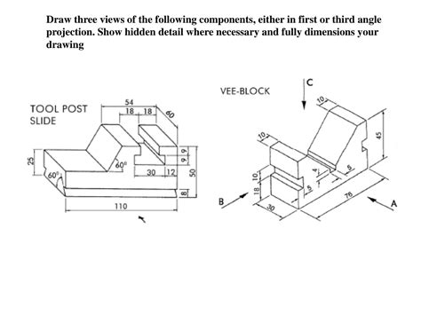 SOLUTION: Engineering drawing orthographic projection ex 5 - Studypool