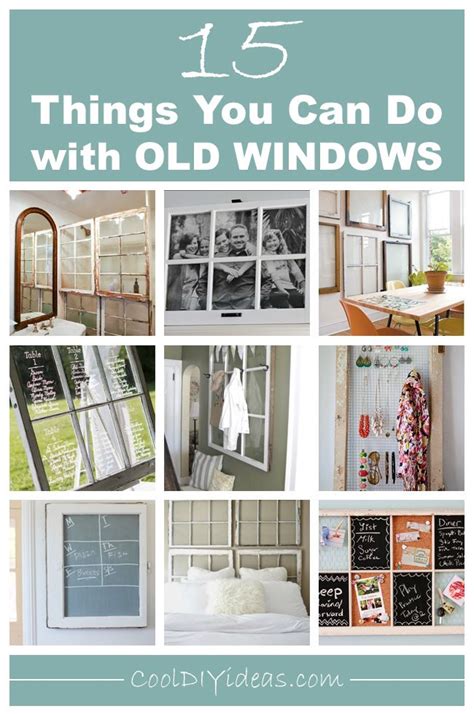 Ideas For Repurposing Old Windows