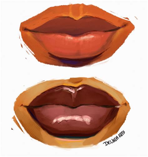 Mattttttt Lips Study Female Lips Drawing Reference Female Lip