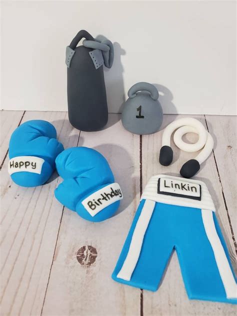 Boxing Cake Decorations Boxer Cake Toppers Boxing Glove Cake Boxer