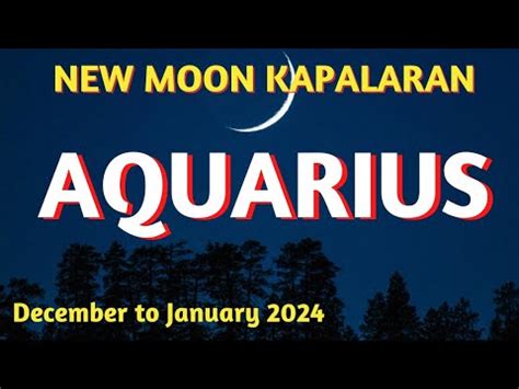 Aquarius BLESSING IN DISGUISE New Moon December 2023 Tagalog