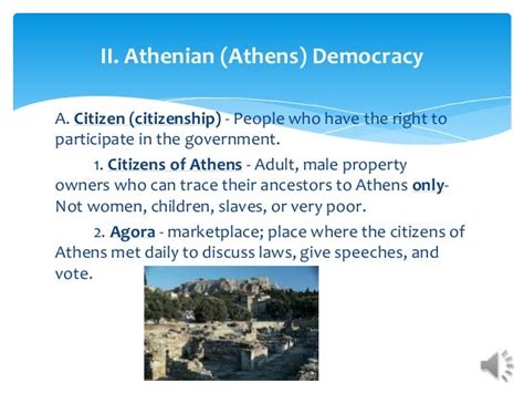 Athenian democracy democracy in athens notes