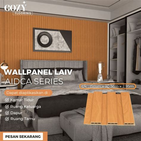 Jual WALLPANEL PVC LAIV AIDCA SERIES I KISI KISI WALLPANEL DINDING