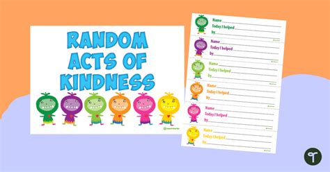 Random Acts Of Kindness Display Teach Starter