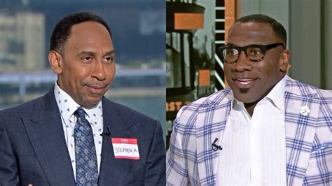 Stephen A Wears Name Tag After Shannon Sharpe Calls Him Skip