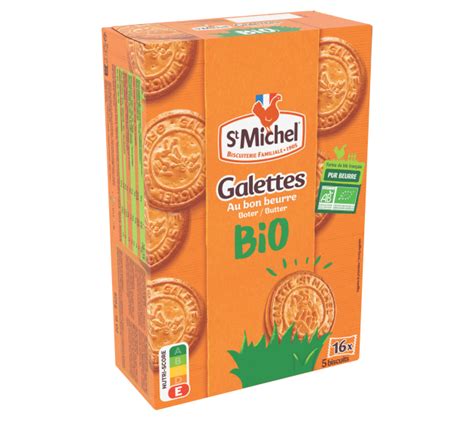 Galettes Au Bon Beurre BIO Format Familial 16x5 520g St Michel