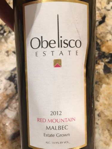 Obelisco Estate Malbec Vivino Us