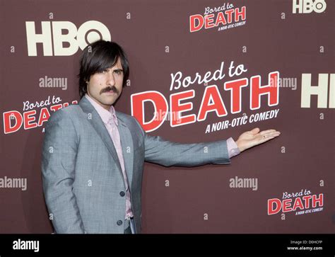 Jason Schwartzman Premiere of "Bored to Death" held at the NYU Skirball ...