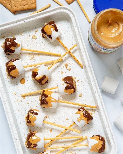 These Peanut Butter S Mores Pops Are Almost Too Cute To Eat Oh And