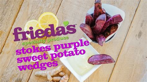 Grilled Purple Sweet Potato Wedges Youtube