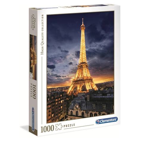 Puzzle 1000 Pz Tour Eiffel Di Clementoni