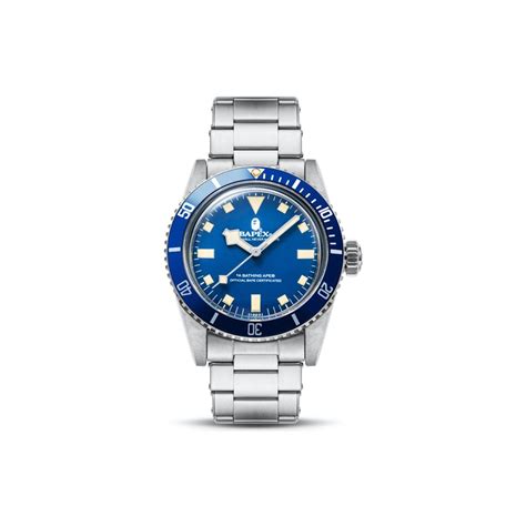 Bape Classic Type 1 Bapex Watch Bluebape Classic Type 1 Bapex Watch