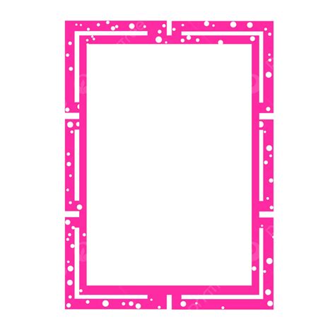 Pink Transparent Photo Decoration Frame Vector Photo Photocall New