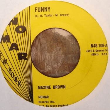 Funny Now That You Ve Gone By Maxine Brown Single Soul Reviews