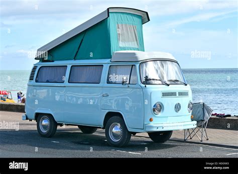 VW volkswagen RV motorhome camper van raised roof parked Shanklin ...