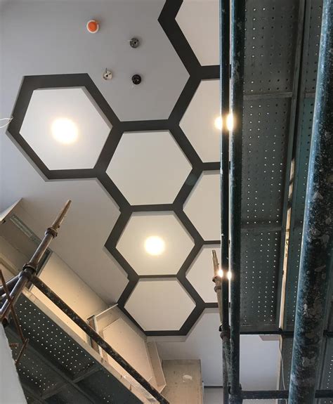 20 Hexagon Ceiling Design Ideas The Urban Decor