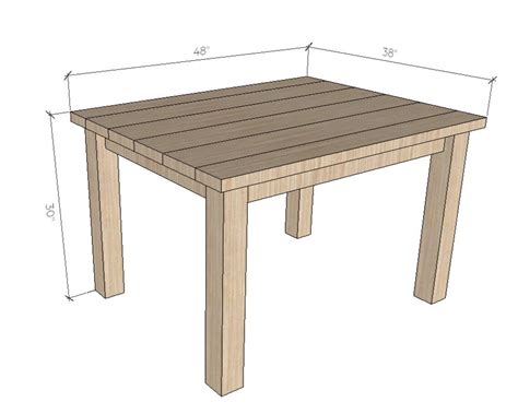 Modern Farmhouse Dining Table PDF Plans, DIY Furniture Plans, Make Your ...