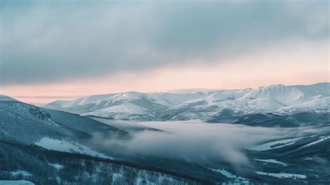 Mountains Wallpaper (Winter landscape, 4k resolution) #12589