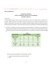 A Proba Pdf Datos De Identificaci N Probabilidad Y Estad Stica