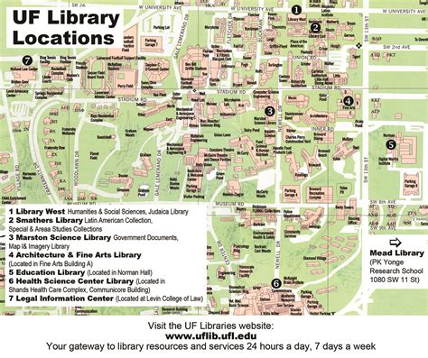 Library Locations Map