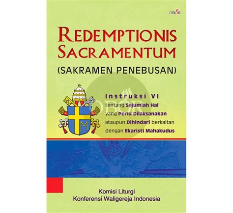 Jual Redemptionis Sacramentum Sakramen Penebusan Shopee Indonesia