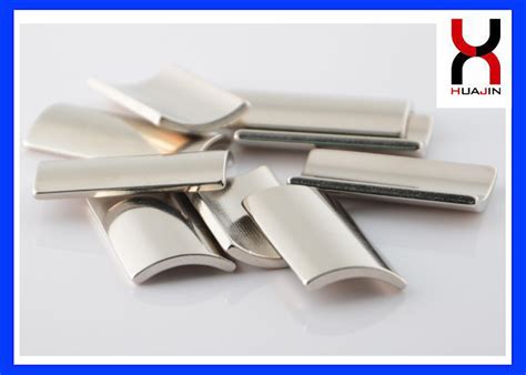 Customized Powerful Neodymium Wedge Magnets N48 N50 N52 Zinc Nickel