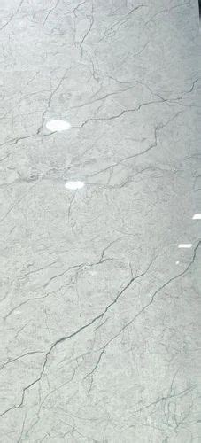 Polished White Ceramic Floor Tile, Tile Size ft(mm): 2x4 ft(600x1200 mm ...