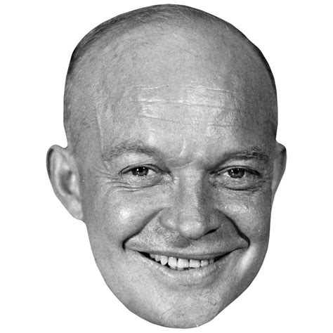 Dwight D Eisenhower Smile Celebrity Mask Flat Card Face Ebay