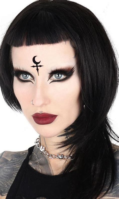 lilith face sticker alternative makeup face stickers long lashes