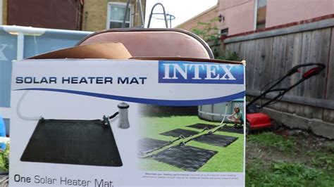 Unboxing Intex Solar Heater For Above Ground Pool Youtube