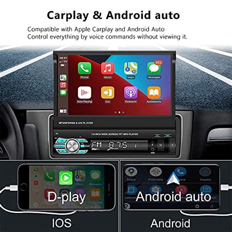 Podofo Autoradio 1 Din Mit Apple Carplay Und Android Auto Autoradios